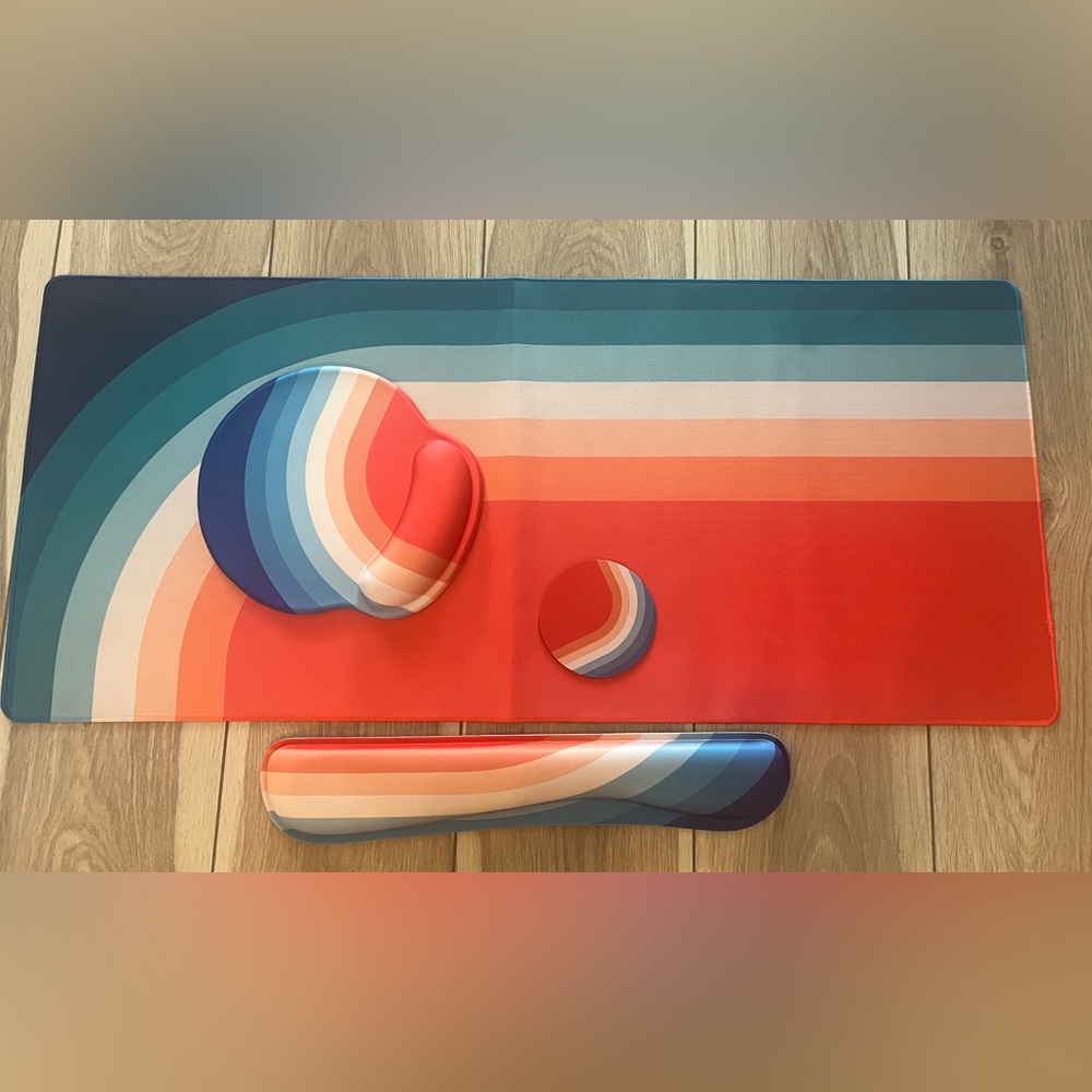 🆕 iCasso Desk Mat, Mouse Pad, Desk Pad, Waterproof Mat for Desktop,